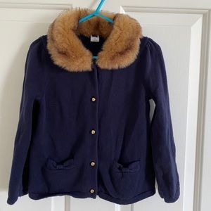Janie and Jack Blue sweater with cute pockets